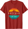 BASBO City of Buffalo New York T-Shirt - Cranberry Red