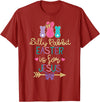 Is for Jesus Rabbit T-Shirt in Cranberry Red