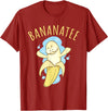 Sea Cows & Bananas Bananatee Manatee Banana Dugong Pun Funny Fruit T Shirt T-Shirt - Cranberry Red