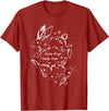 Half Rage Half Hope Rage Resistance Rabbit Resist Sarcastic T-Shirt in Cranberry Red