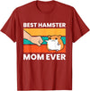 Hamster Owner Mama Best Hamster Dad Ever T-Shirt - Cranberry Red