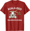 Teacher Gift T-Shirts and Apparel Cute Koala Paraprofessional Gift Appreciation T-Shirt T-Shirt - Cranberry Red