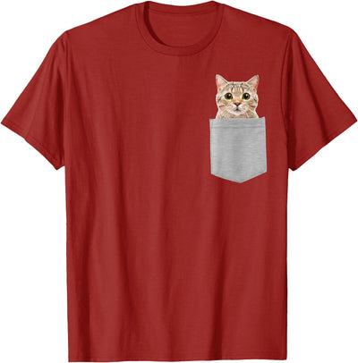 Cat in Your Pocket Tabby T-Shirt
