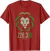Liberty Styles Z28.310 Since 2021 Funny Lion T-Shirt - Cranberry Red