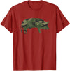 Pig Humor Co. Camo Pig Funny Camouflage Pattern Pig Army Military Colours T-Shirt - Cranberry Red