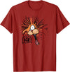Ack Gift Rabbit T-Shirt in Cranberry Red