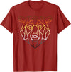LGBT Pride Bear Flagge - Gay Bear Geschenk LGBTQ Bear Gay Pride Month - Geometric Bear T-Shirt - Cranberry Red