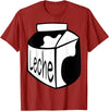 Clever Witty Milk Designs Leche Spanish Milk Carton Dairy Lover T-Shirt - Cranberry Red