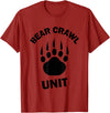 Food Sweat and Beers Bear Crawl Unit T Shirt T-Shirt - Cranberry Red