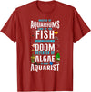 Fish Keeping Fish Tank Lovers Aquarist HD0 Saltwater Aquarium Master Of Aquariums Lord Of The Fish T-Shirt - Cranberry Red