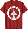 Bear Cave Designs - USA McDonnell Douglas F-4 Phantom II T-Shirt - Cranberry Red