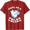 Polar Bear Apparel Cool Polar Bear Funny Arctic Animal Lover T-Shirt - Cranberry Red