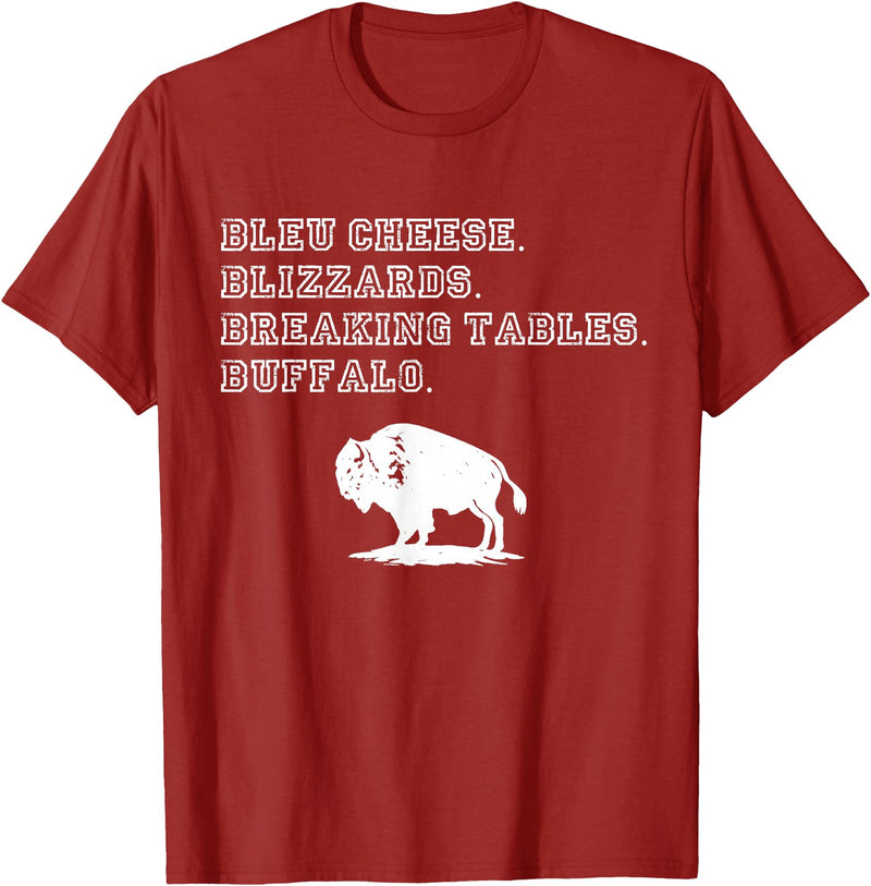 716 Buffalo New York Pride NY Food Souvenirs The Best of Buffalo New York Souvenir Shop T-Shirt - Cranberry Red
