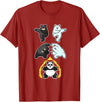 Wowsome! Panda Fusion Funny Panda Bear Lovers T-Shirt - Cranberry Red