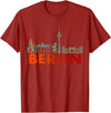 Berliner Bär Designs - Berlin Shop - Berlin Berlin Design - Berlin Bear - I Love Berlin T-Shirt - Cranberry Red