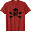DATZLYF Skull and Crossbones t-shirt T-Shirt - Cranberry Red