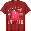 Bison Lover Gifts Wildlife I Bison Natural Reserve Girl Buffalo Lover I Women Bison Fan I Daughter Buffalo T-Shirt -
