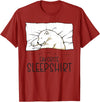 Sleeping & Napping Shirt Gifts For Nap Lovers Favorite Sleepshirt, Napping Polar Bear Pajama T-Shirt - Cranberry Red