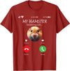 Funny Hamster Meme T-Shirt - Cranberry Red