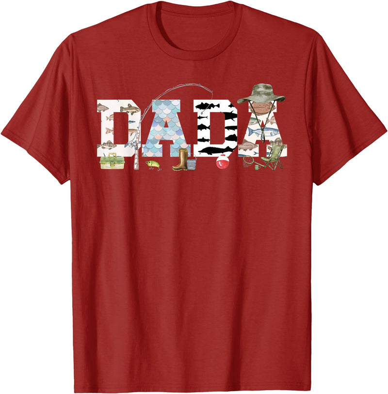 O-Fish-Ally 1st Birthday Matching Family Mom Dad Dada 1st Birthday Fishing T-Shirt - Cranberry Red