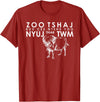 ZOO TSHAJ KUV CES NTSHE YOG NYUJ THIAB TWM APPAREL Hmong Handsome or Beautiful T Shirt Cow and Water Buffalo T-Shirt -