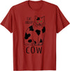 FandomizedRose My cat is a cow Cat memes Funny Feline breed T-Shirt - Cranberry Red