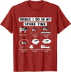 Cow Crop Farm Gift Field Tractor Farmer Ranch Things I do in my spare Time Cow Harvest Farming Barn Cattle T-Shirt -