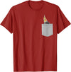 Animal in Your Pocket Cockatiel Bird T-Shirt - Cranberry Red