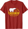 Port Stevens P.S.75 Design Canada Polar Bear Ontario Hudson Bay T-Shirt - Cranberry Red