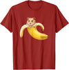 Funny Hamster Lovers Banana Boys Girls Kids Cute T-Shirt - Cranberry Red