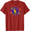 Yellow Cow TV Carnival Cow T-Shirt - Cranberry Red