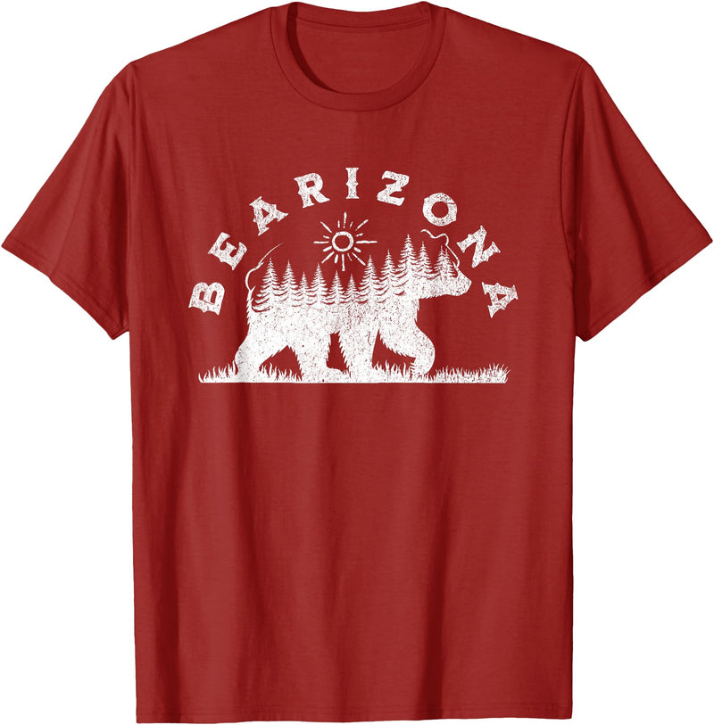 Bearizona Wildlife Park Williams Arizona Bear Arizona Bear Bearizona AZ T-Shirt - Cranberry Red