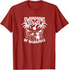 Bahamas - Animals - Attraction SWIMMING PIGS OF BAHAMAS - Bahamas T-Shirt - Cranberry Red