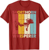 Shorthorn Gift for Men, Women & Kids Cattle Dad Mom Cow Whisperer - Farmer Breeder Shorthorn T-Shirt - Cranberry Red