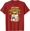 Boys Hamster T-Shirt - Cranberry Red