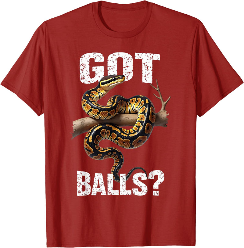 Royal Ball Python Supplies Snake Owner Herpetology Funny Ball Python Lover Balls Reptile Keeper Snake Owners T-Shirt -