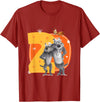 Masha and the Bear Friends. Numbers #2 T-Shirt - Cranberry Red