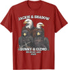Jackie and Shadow Bald Eagle Family Tee Jackie and Shadow Sunny and Gizmo Big Bear Lake 2025 T-Shirt - Cranberry Red