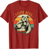 Poppa Bear Funny Father's Day shirt Mens Vintage Poppa Bear Shirt Funny Fathers Day T-Shirt - Cranberry Red
