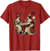 Funny Humor Card Game Wit Retro Vibe Do You Have Any Fucks Go Fish Humor T-Shirt - Cranberry Red