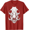 Hog Hunter Skull Co. Hog Hunter Skull Hunting Wild Hog Pigs T-Shirt - Cranberry Red