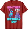 gaming gamer Birthday Llama Pinata Family Apparel Brother Birthday Boy Llama Pinata Party Family mathing Men T-Shirt - Cranberry Red