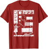 Vintage Fairy Tale Shirts The 3 Bears Vintage Goldilocks Retro Fairy Tale T-Shirt - Cranberry Red