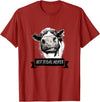 Not Today Heifer Funny Cattle Apparel Not Today, Heifer Funny Holstein Cow T-Shirt - Cranberry Red