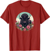 Wild Plains Buffalo Bison Gifts T Shirts & Hoodies Womens Girls Old West Retro Vintage Floral Buffalo Lover T-Shirt -
