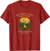 Big Bear Lake Eagles California Big Bear Lake California Eagles Jackie and Shadow T-Shirt - Cranberry Red