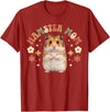 Hamster Mom Groovy Hamster Mama Hamster Owner Hamster Lover T-Shirt - Cranberry Red