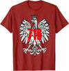 Polish Pride Buffalo Dyngus Day Shirt Polish Falcon Eagle 716 Buffalo NY New York T-Shirt - Cranberry Red