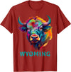 Love Wyoming Accessories, Apparel and Home Decor Wyoming American Bison Lover Buffalo for Men Women Souvenir T-Shirt -