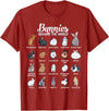 Rabbits of the World - Bunny T-Shirt in Cranberry Red